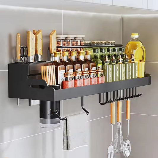 Multifunctional Wall-Mounted Kitchen Storage